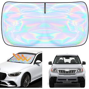 for Subaru Forester 2019-2024 Windshield Sun Shade Cover - Custom Fit Subaru Forester SunShade Foldable Front Window Sunshade Sun Visor Protector Block UV Rays Keep Your Car Cooler Car Accessories