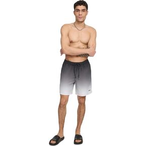 DKNY Men's Lightweight Quick Dry Volley UPF 40+ Protection Swim Trunk