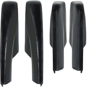 4Pcs Roof Luggage Cargo Rail Rack End Cap Protection Cover Shell Trim Compatible with Toyota Highlander XU20 2001-2007 Roof Rack Cover Rail End Shell Replacement, Black