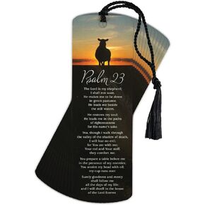 Dicksons Shepherd Sunset Black 6 x 2 Cardstock Keepsake Tassels Bookmarks Pack of 12