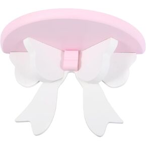1pc Bow Tie Rack Office Decor Wall Shelf Bowknot Bedroom Shelf Floating Shelves Nursery Decor Office Shelving Kids Bookshelf Semi Wooden Small Bookshelf Child