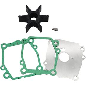 1740087E04 Water Pump Impeller Repair Kit for Suzuki Outboard 2 Stroke DT90 DT100 4 Stroke DF60 DF70 1989-2006 Motor Impeller 17461-87E12 17400-87E04 Sierra 18-3254