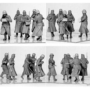 Military Miniatures Model Building Kit - WWII Model Kits - Plas