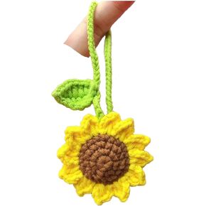 سلسلة مفاتيح عباد الشمس متماسكة للسيدات وزخرفة المحفظة، قلادة زخرفية in Kuwait