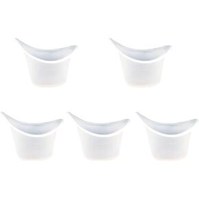 5 Pcs Silicone Eye Wash Cup Portable Eyewash Container Eye Flush Cleaning Cups