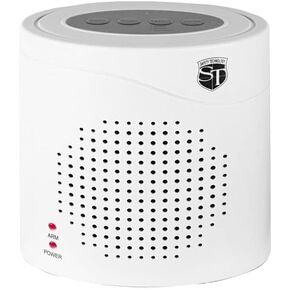 Safety Technology Motion Detector Electronic Barking Dog Alarm, White, ST-BARKINGDOG