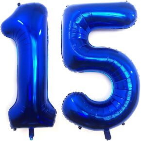 40 Inch Navy Blue 13 Number Balloons Giant 13 or 31 Balloons Navy Blue Birthday 13 Balloons 13th Birthday Anniversary Events Party Decorations Supplies