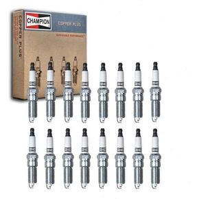 16 pc Champion Copper Plus Spark Plugs compatible with Dodge Durango 5.7L V8 2004-2008