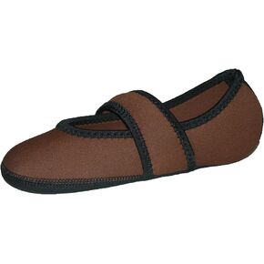 Betsy Lou Women's Shoes, Best Foldable & Flexible Flats, Slipper Socks, Travel Slippers & Exercise Shoes, Dance Shoes, Yoga Socks, House Shoes, Indoor Slippers, Coffee, Medium