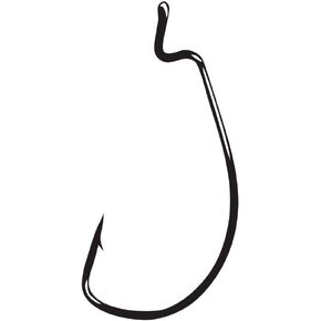 Gamakatsu Gamakatsu 100 Worm Hook Offset Ns Black Size 0 1