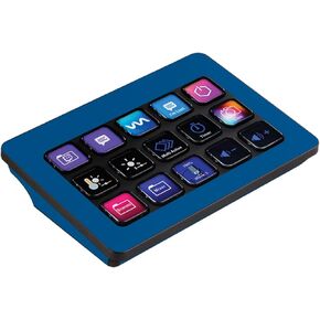 غلاف MightySkins متوافق مع Elgato Stream Deck MK.2 - أزرق خالص | غطاء ملتف واقٍ ومتين وفريد ​​من نوعه من الفينيل | سهل التطبيق والإزالة وتغيير الأنماط | صنع في الولايات المتحدة الأمريكية