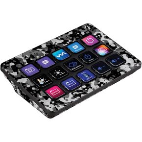 MightySkins Skin Compatible with Elgato Stream Deck MK.2 - Black Modern Camo | Protective, Durable, and Unique Vinyl Decal wrap Cover | Easy to Apply and Change Styles | Made in The USA