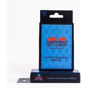 ASKMEANYTHING: HR Team Building Game - 50 Conversation Starter Cards for Employee Engagement, Training, and Positive Workplace Tactics