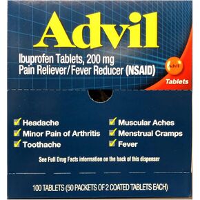 Advil Pain Reliever/Fever Reducer Coated Tablet Refill