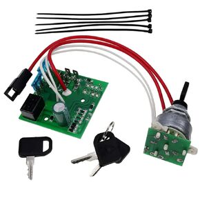 JEENDA Ignition Switch Module with 2 Umbrella Keys AM122913 Compatible with John Deere Tractor 345 325 335 Serial Number 0-70000 Replaces AM120000, AM131841, M110159
