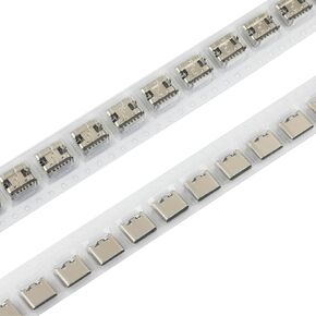 USB 3.1 Type C Connector 6Pins Female Plug Socket for Circuit Boards PCB Board Digital Devices (Pack of 20)