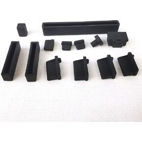 Anti-Dust Plug for Raspberry Pi 4 4B Stopper Cover GPIO USB MIPI DSI CSI HDMI, Color Black