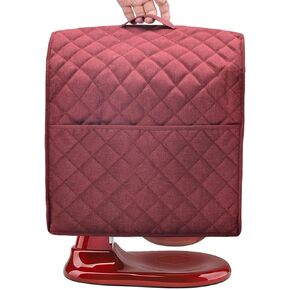 غطاء خلاط حامل متوافق مع خلاط Kitchenaid، يناسب جميع نماذج رفع الرأس والوعاء المائل مع 3 حقائب تنظيم للملحقات. (أحمر، لرفع الوعاء من 5 إلى 8 كوارت)