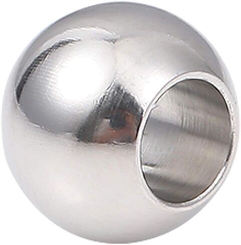 Stainless Steel Spacer Beads 10x5mm Rondelle Loose Charm Caps Beads for DIY Jewelry Making 20pcs with 7mm Hole in Kuwait