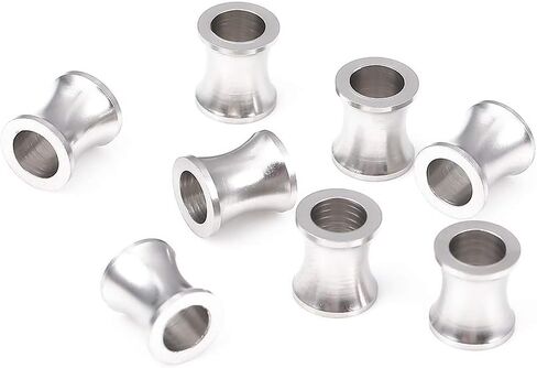 Stainless Steel Spacer Beads 10x5mm Rondelle Loose Charm Caps Beads for DIY Jewelry Making 20pcs with 7mm Hole in Kuwait