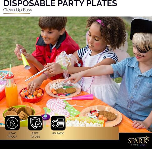 Disposable Plastic Plates Red, 10.4 Inches Plastic Dinner Plates, Strong and Sturdy Disposable Plates for Party, Dinner, Holiday, Picnic, or Travel Party Plates, Pack of 50 in Saudi Arabia