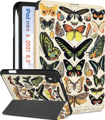 for iPad Mini 4/5 Case, for iPad Mini 5th/4th Generation Cases Women Cute Girls Kids Folio Cover Girly Pretty Teens Aesthetic Fashion with Pencil Holder for Apple iPad 5/4 Mini Case 7.9 Inch in Kuwait