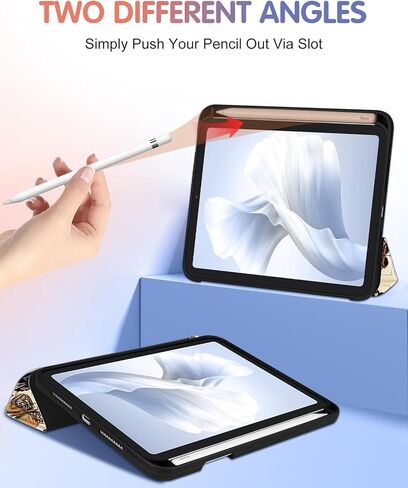 for iPad Mini 4/5 Case, for iPad Mini 5th/4th Generation Cases Women Cute Girls Kids Folio Cover Girly Pretty Teens Aesthetic Fashion with Pencil Holder for Apple iPad 5/4 Mini Case 7.9 Inch in Kuwait