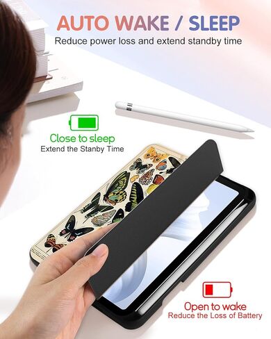 for iPad Mini 4/5 Case, for iPad Mini 5th/4th Generation Cases Women Cute Girls Kids Folio Cover Girly Pretty Teens Aesthetic Fashion with Pencil Holder for Apple iPad 5/4 Mini Case 7.9 Inch in Kuwait