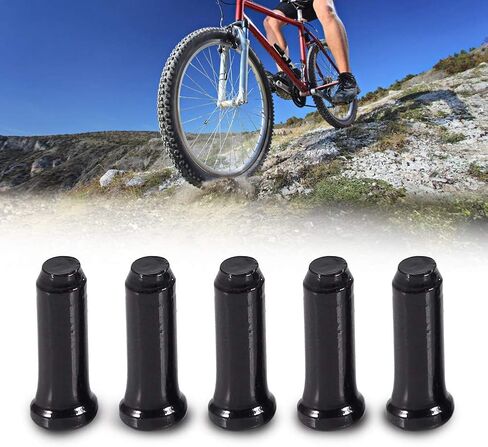 Brake Line Cap, 100PCS 2.5MM Aluminum Alloy Bike Shifter Cap Cycling Bike Shifter Accessory in Saudi Arabia