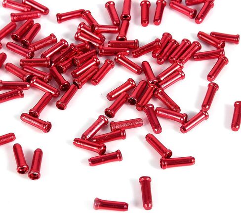 Brake Line Cap, 100PCS 2.5MM Aluminum Alloy Bike Shifter Cap Cycling Bike Shifter Accessory in Saudi Arabia