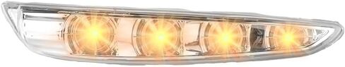مرآة جانبية أمامية يمين LED لإشارة الانعطاف، ضوء وامض لمؤشر مرآة الباب - متوافق مع Hyundai Sonata 2011-2014 - استبدال الجزء 87623-3S000 in Kuwait