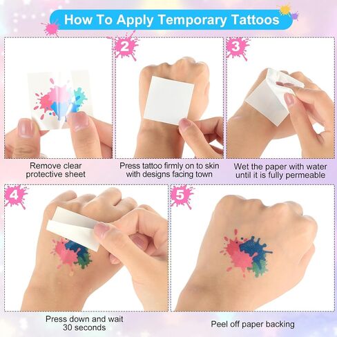 Paint Party Favors Kids Toddler Art Party Painting Canvas Watercolor Paints Art Painting Straws Keychain Temporary Tattoo Tote Bags Set for Kids Birthday Valentine Prizes(Rectangle, 84 Pcs) in Saudi Arabia