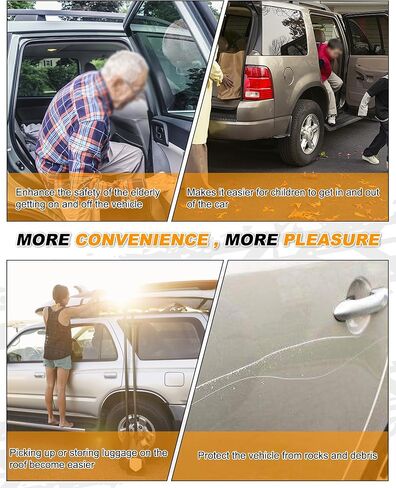 لوحات تشغيل Snailfly مناسبة لخطوات جانبية 2023 2024 Mercedes Benz GLC 300 & 2024 GLC كوبيه، سعة تحميل 600 رطل، بدون حفر in Kuwait