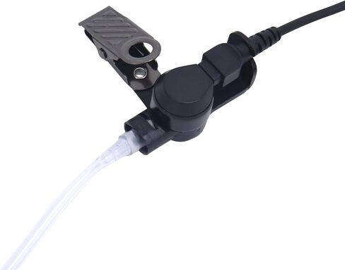 1 Pin 3.5mm Listen Only Earpiece Short Wire Acoustic Tube Walkie Talkie Ear Piece Single Ear Listen Receiver Two Way Radio Surveillance Headset for Speaker Mic Audio Jack Law Enforcement Kit in Saudi Arabia