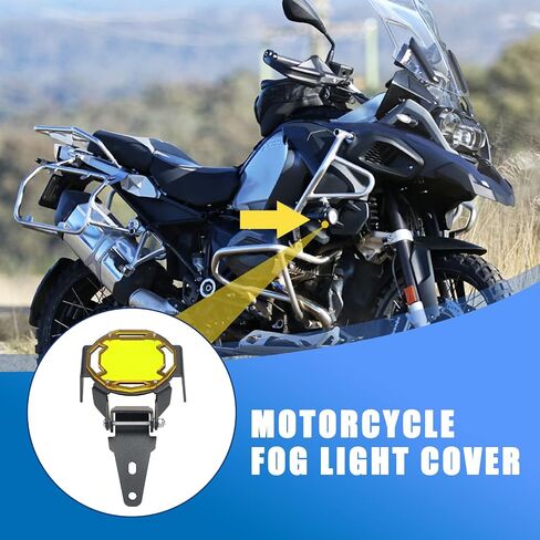Motorcycle Light Cover Compatible with R1200GS Adventure F800GS Adventure R1250GS Fog Lamp Cover Protector for Motorcycle Orange- Pack of 2 in Saudi Arabia