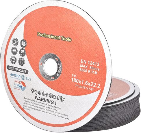 ALL-CARB 25 Pack 4 Inch x 0.040 Inch x 5/8 Inch Cutting Wheel Metal and Stainless Steel Cut Off Wheels Thin Metal Cutting Disc Fit For Angle Grinders in Saudi Arabia