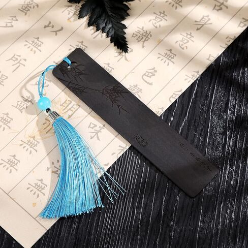Handmade Wooden Bookmarks, Carving Process,Natural Wood. Ideal Gifts for Women,Men,Friends,Girls,Teacher,Birthday Present (K) in Saudi Arabia