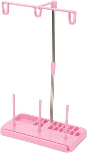 3 مخاريط وردية اللون حامل خيط التطريز حامل بكرة ملحقات ماكينة الخياطة المحلية in Kuwait