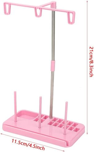 3 مخاريط وردية اللون حامل خيط التطريز حامل بكرة ملحقات ماكينة الخياطة المحلية in Kuwait