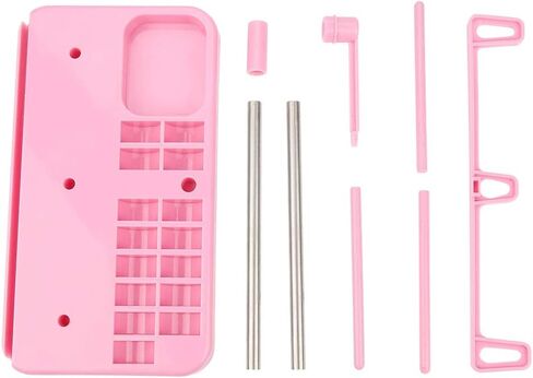 3 مخاريط وردية اللون حامل خيط التطريز حامل بكرة ملحقات ماكينة الخياطة المحلية in Kuwait