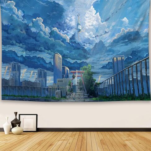sabermaster Tapestry Anime Wall Tapestry Starry Night Tapestry Galaxy Tapestry for Party Bedroom Living Room Home Decoration 50x60in in Saudi Arabia