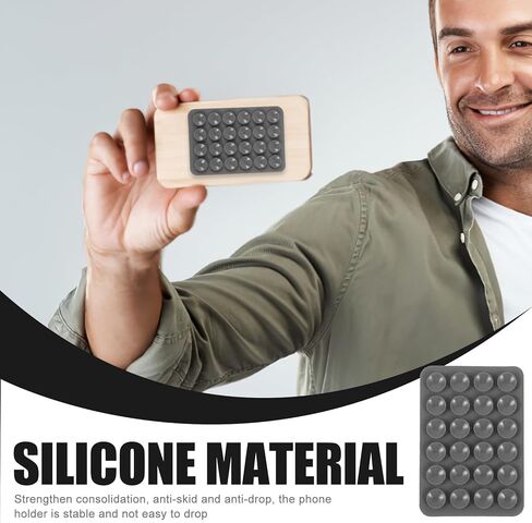جراب هاتف بالشفط، حامل للهاتف من السيليكون، حامل للأجهزة المحمولة اليدوية، مقاطع فيديو Tiktok وصور شخصية in Kuwait