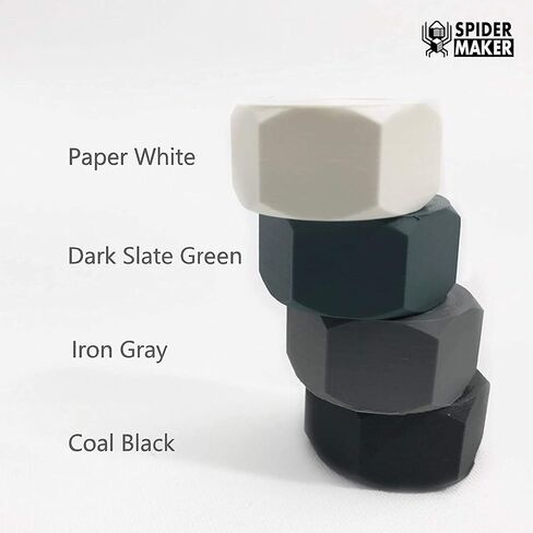 SpiderMaker 3D Matte PLA Filament - Matte Finish with Incredible Vibrant Colors - Compatible with Bambulabs AMS - 1.75 mm PLA, 700g, Dimensional Accuracy +/- 0.03mm (Paper White) in Saudi Arabia
