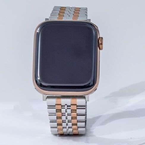 Solid Stainless Steel Watch Band Compatible with Apple Watch 49mm 45mm 44mm 42mm,Metal Strap Replacement Watchband for iWatch Series 9 8 7 6 SE 5 4 3 2 1 in Saudi Arabia