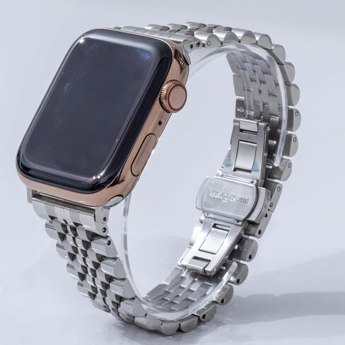 Solid Stainless Steel Watch Band Compatible with Apple Watch 49mm 45mm 44mm 42mm,Metal Strap Replacement Watchband for iWatch Series 9 8 7 6 SE 5 4 3 2 1 in Saudi Arabia