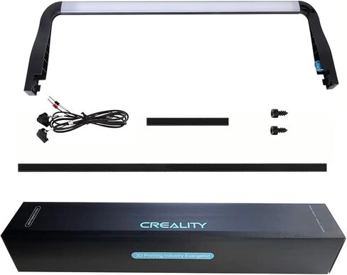 طقم شريط إضاءة Creality Ender 3 S1/Ender 3 S1 Pro ضوء LED أصلي لطابعة Creality ثلاثية الأبعاد، توفير الطاقة وتوفير الطاقة، سهل التركيب، ضوء ناعم بدون ستروب 24 فولت/5 وات in Kuwait