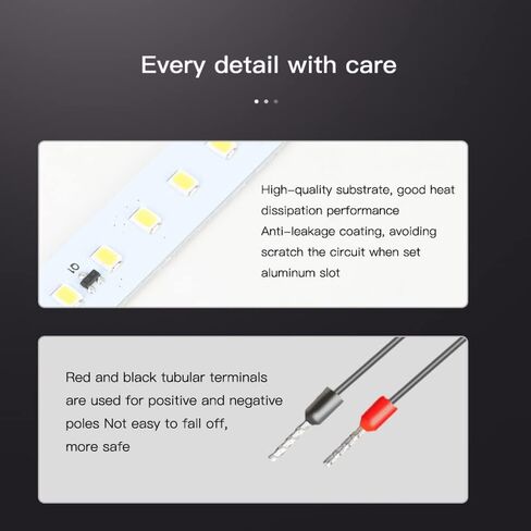 طقم شريط إضاءة Creality Ender 3 S1/Ender 3 S1 Pro ضوء LED أصلي لطابعة Creality ثلاثية الأبعاد، توفير الطاقة وتوفير الطاقة، سهل التركيب، ضوء ناعم بدون ستروب 24 فولت/5 وات in Kuwait