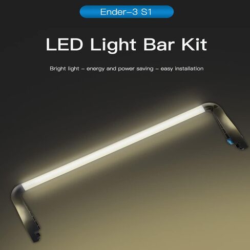 Creality Ender 3 S1/Ender 3 S1 Pro Light Bar Kit Original LED Light for Creality 3D Printer, Energy and Power Saving Easy Installation Soft Light No Strobe 24V/5W in Saudi Arabia