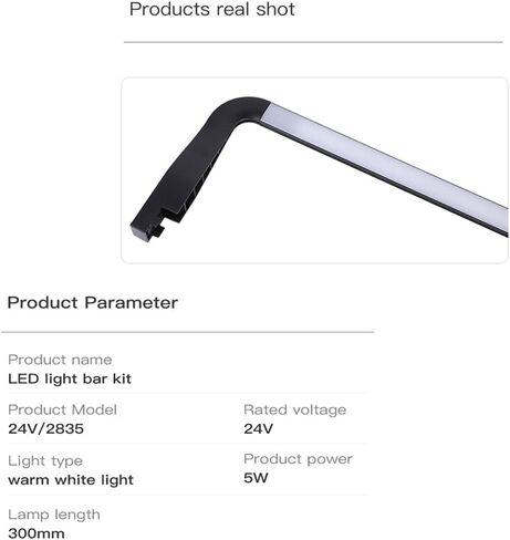 Creality Ender 3 S1/Ender 3 S1 Pro Light Bar Kit Original LED Light for Creality 3D Printer, Energy and Power Saving Easy Installation Soft Light No Strobe 24V/5W in Saudi Arabia