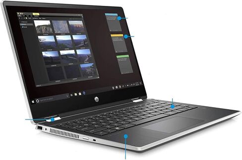 HP 14-dh2011nr-11Gen Home & Business 2-in-1 Laptop (Intel i5-1135G7 4-Core, 32GB RAM, 2TB PCIe SSD, Intel Iris Xe, 14.0" Touch Full HD (1920x1080), Active Pen, WiFi, Win 10 Home) (Renewed) in Saudi Arabia